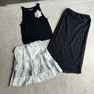 deux par duex Skirt / Top Set - Size 10